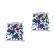 Conjunto de 2 parafusos de plástico para fixação de para-choques automotivos, clipes de rebite tipo pressão para carros.