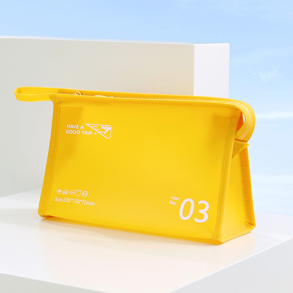 Waterproof Cosmetic Bag with Jelly Texture for Travel and Daily Use Makeup Organizer Storage Pouch