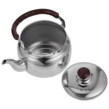Camping Tea Kettle Stainless Steel With Whistling Alert Ergonomic Design For Households 1Pcs