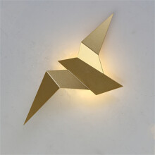 Applique murale LED Oiseau Volant, applique moderne à lumière chaude, base en fer, installation facile, résistante à l'oxydation et à la