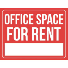 Office Space For Rent Sign Business Signs Sale Signs Size: 8 x 12 inch Metal Aluminum Sign Garage Man Cave Wall Decor