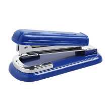 Hochleistungshefter mit 20 Blatt Kapazität für Buchbindung, tragbar, drehbarer Kopf, Bürobedarf, blau