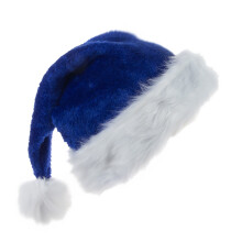 Christmas Santa Hat for Adults – Soft Velvet Warm Unisex Hat, Compatible with Holiday Parties & Decor
