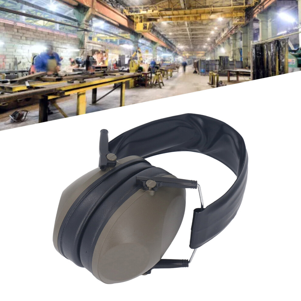 Foldable Green Noise Reduction Ear Muffs, Abs & Foam Hearing Protection 8781387632733