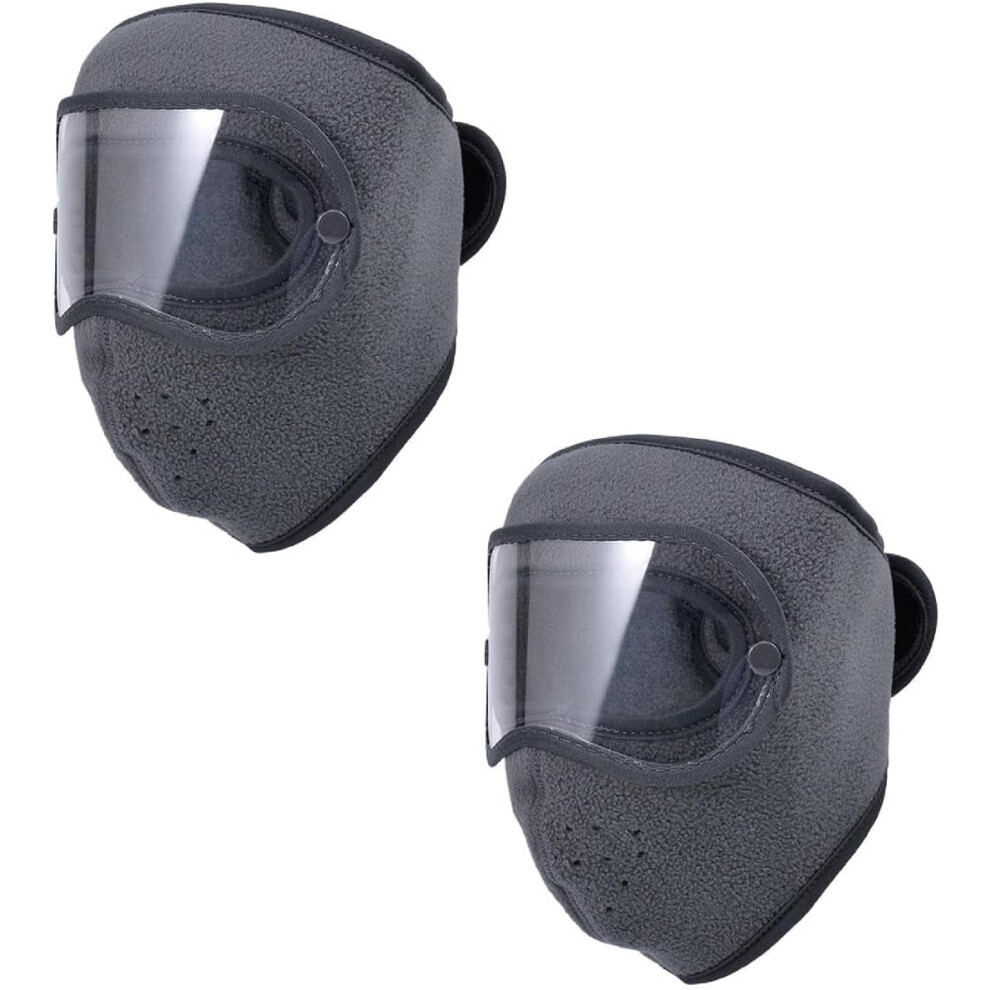Fleece Thermal Mask With Removable Goggles, Winter Breathable Warm Masks, Windproof No Fog, For Skiing,Running-Unisex 9405492464926
