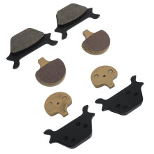 4 Stück Motorrad Vorder- und Hinterradbremsbeläge für FXST 1985-1999