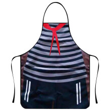 Funny DIY Waterdrop Bib Apron for Cooking, BBQ, Custom Text/Logo – Unisex, One Size, Compatible with Home & Hotel