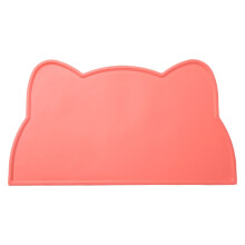 Non Spill Non Pet Feeding Mat Shape Placemats for Dog Water Bowl Dogs Mats for Messy Drinkers to Spill and Floors