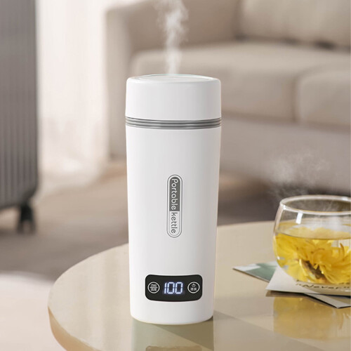 Φορητός βραστήρας ταξιδιού 350ml, 4 ρυθμίσεις θερμοκρασίας (113F-212F), 304SS, γρήγορος