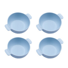 4 Sets of Wheat Plastic Bowls, Heat Resistant Serving Bowls, Snack and Dessert Bowls, Versatile Kitchen Tableware for Home and Party Use