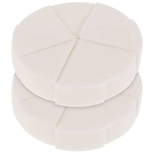 2 Sets Makeup Sponges Cosmetic Wedge Applicators Small Sponges