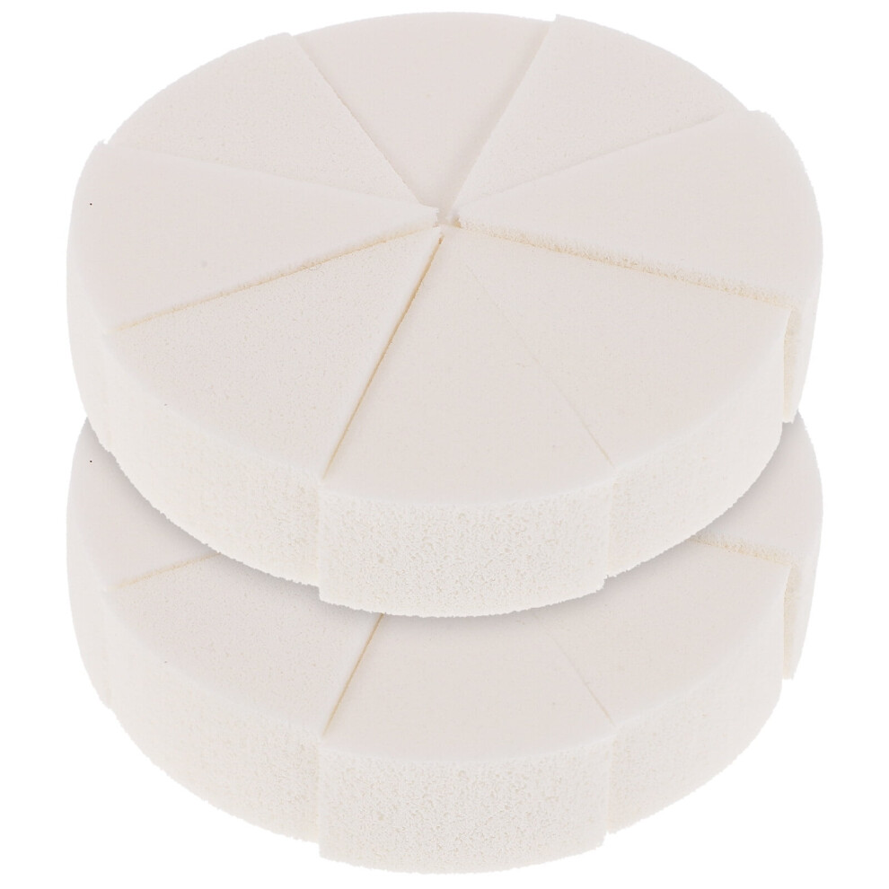 2 Sets Makeup Sponges Cosmetic Wedge Applicators Small Sponges