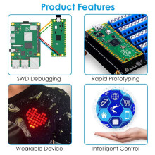 Schraube Klemmen Erweiterung Platine,Breakout Modul Platine mit Schraube Klemmen Block mit LED für Raspberry Pi