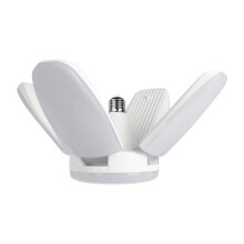 Luminaire LED déformable pour garage ou atelier, 60 W, faisceau lumineux réglable, plafonnier pour usage domestique et industriel, 5400 lumens,