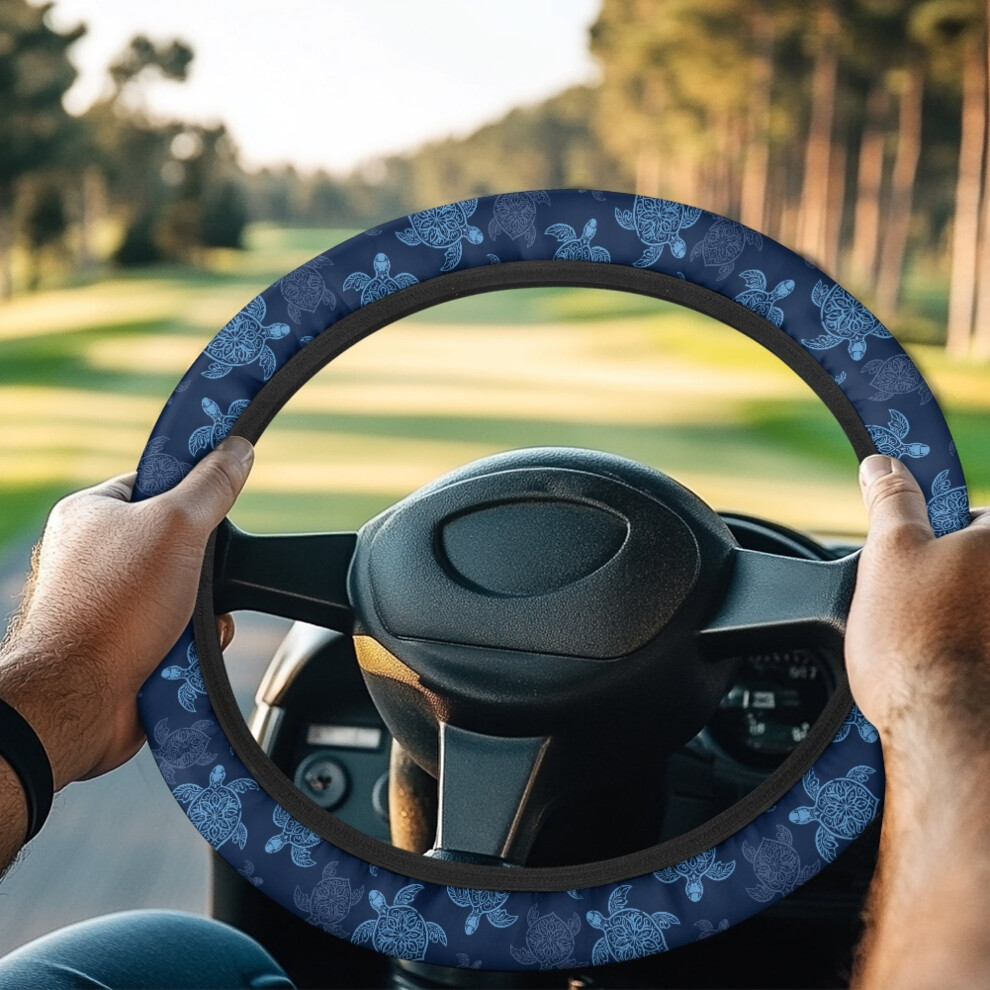 Sea Turtle Golf Cart Steering Wheel Covers Â Universal Elastic Auto Wheel Protector Compatible With Most Golf Carts, Club Car 9180435456120