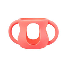 Láimhseálacha Buidéal Linbh, Silicone, Láimhseálacha Inbhainte Éasca le Greim le haghaidh Aistriú ó Bhuidéal go Cupán Sippy