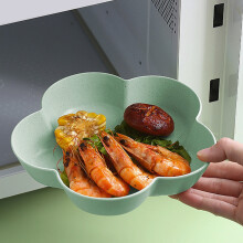 Wheat Straw Plates, Reusable Dessert Plates, Small Serving Plates, Stackable Salad Plates, Eco-Friendly Dipping Sauce Plates for Home Use