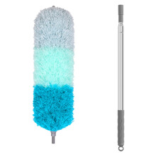 Extendable Microfiber Feather Duster with Bendable Head & Long Pole – Compatible with High Ceilings, Fans, Blinds, Furniture & Cars