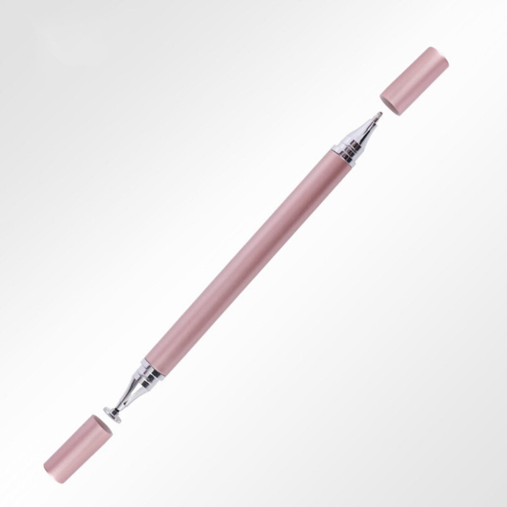 Tablet Pen 2-In-1 Disc Tip Stylus With Ballpoint Pen For Touchscreen Devices For Tools/Office (Black), Black 9405492460522