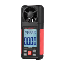 HT605 LCD Digital Anemometer Thermometer – Handheld Wind Speed, Temp & Humidity Meter, 2.2" Display, Air Flow & Hygrothermograph