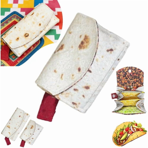 Πορτοφόλι Burrito με τσάντα από αλουμινόχαρτο, λεπτό τσαντάκι ταξιδιού με τσέπη με