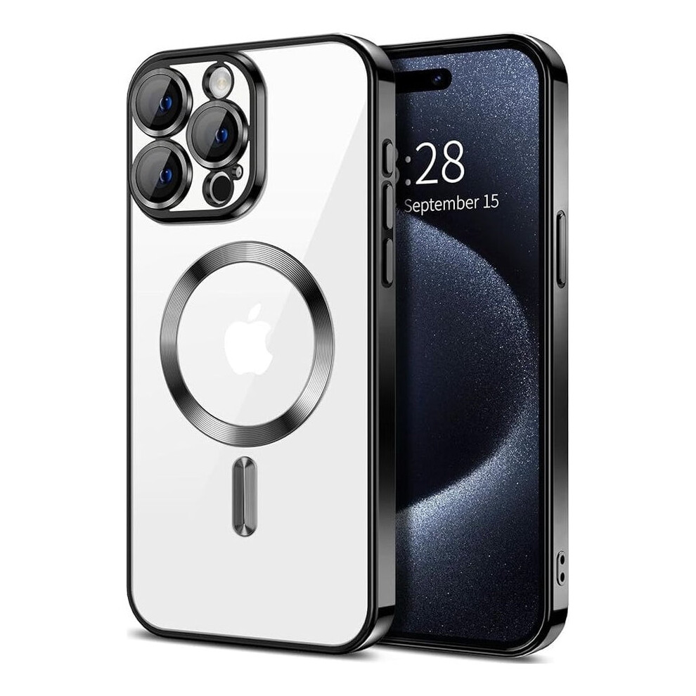 Clear Magnetic Phone Case For Iphone 16 Pro Â Slim, Shockproof, -Resistant, Transparent Yellow 9426043832117