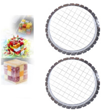 2 Pack Multi- Function Stainless Steel Egg Slicer for Hard- Boiled Eggs and Soft Fruit Like Strawberry, Kiwi, Bananas Fruit Garnish Slicer