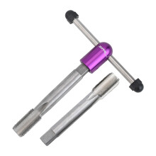 Bicycle Crank Arm Thread Repair Kit Steel Tap Set 9/16 Tool for Left and Right Side Maintenance