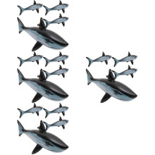 Set of 4 Shark Inflatable Blow up Sharks Outdoor Toys Water Balloon 4pcs