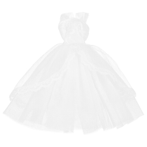 FRCOLOR Wedding Dress for Small Dolls