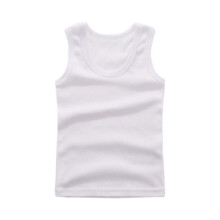 Wuffmeow Sleeveless Cotton Vest Top for Girls 3-8T