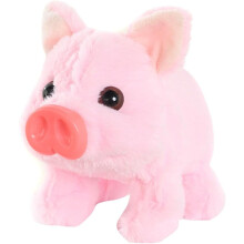 Electric Pig Plush Toy, Interactive Crawling Piglet with Wagging Tail & Twitching Nose & Oink, My Pet Pig That Acts Like Real Pig