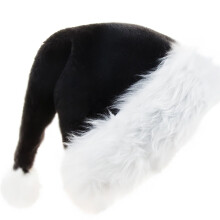 Christmas Santa Hat for Adults, Unisex Velvet Warm Hat, Party Supply & Decoration