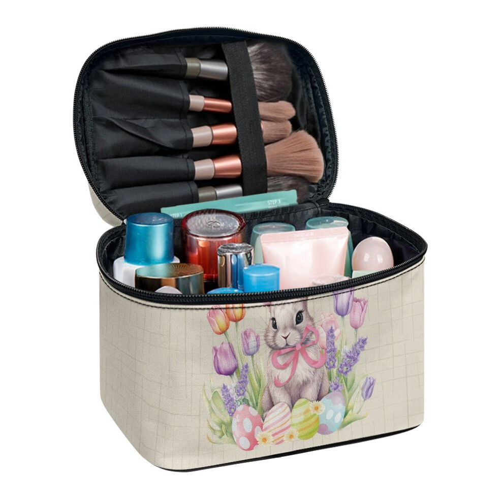 Easter Bunny Makeup Bag Polyester Large 1 Pack