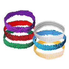 headband for girls Headbands Yellow Elastic 6pcs