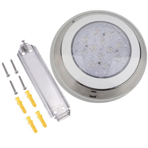Ρυθμιζόμενος φακός φωτεινότητας AC12V18W με ενσωματωμένο LED Puck Light, υποβρύχιο φως LED
