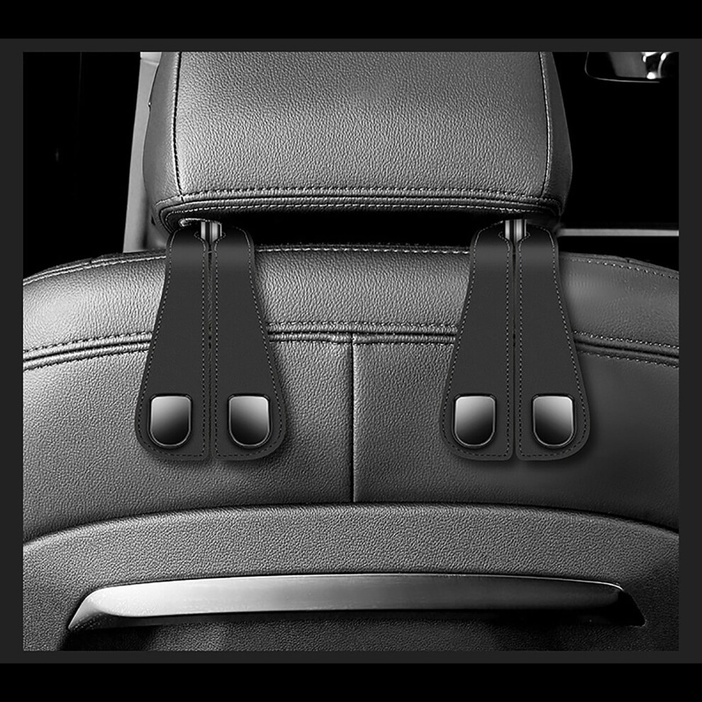 Car Seat Hooks,Backseat Hanger,Car Storage,Double Hook Sturdy,Front Seat Back Bag Purse Storage Hook 9426043752552