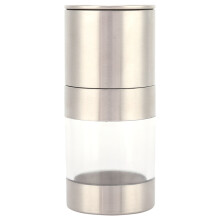 Kitchen Tool Manual Pepper Crusher With Ergonomic Handle Refillable Stainless Steel Spice Mill Set For Freshly Ground Flavors In Every Dish