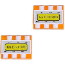 2 Pack Acoustic Guitar Bridge Pitch Pipe Tuning Flute Whistle Practical Tuner
