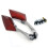 Motorcycle Rearview Mirror 8mm 10mm Red 1