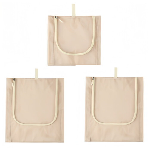 3 Pack Lightweight Travel Storage Bag Compact and Stylish Organizing Solution