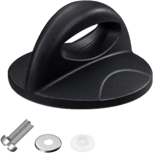 Pan Lid Replacement Handle, Universal Knob for Rival Crock-Pot, Compatible with Kitchen Cookware (Black)