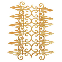 6pcs Flower Embroidery Patches Applique for Clothing Long Flower Iron On Patch for DIY Costumes Retro Appliques for Weddings