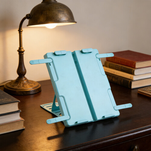 (Green) Student Pencil Case w/ Stand, Large Capacity, Eco-Friendly
