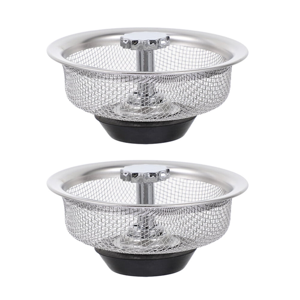 2Pcs Sink Strainer And Kitchen Sink Stopper For Drain Straining And Draining Stops 9159796045137