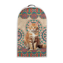 Mixer Cover Fitted with Multifunctional 15.94"H x 9.45"L x 7.28"W Hand Strap, Cat Floral