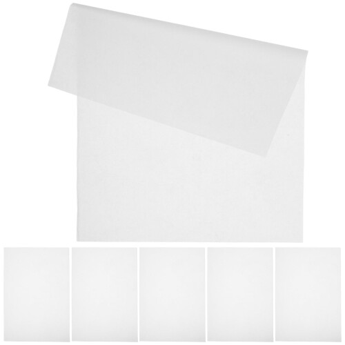 100 Pcs Packaging Tissue Paper Craft Birthday Wrapping DIY White