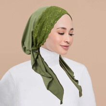 Women's Lace Flower Headband Turban Cap