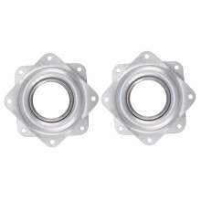 2 Pack Lazy Susan Ball Bearing Swivel Plate 95x95x9mm