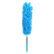 Sky Blue Flexible Duster - Stainless Steel Telescopic Dust Cleaner for Household